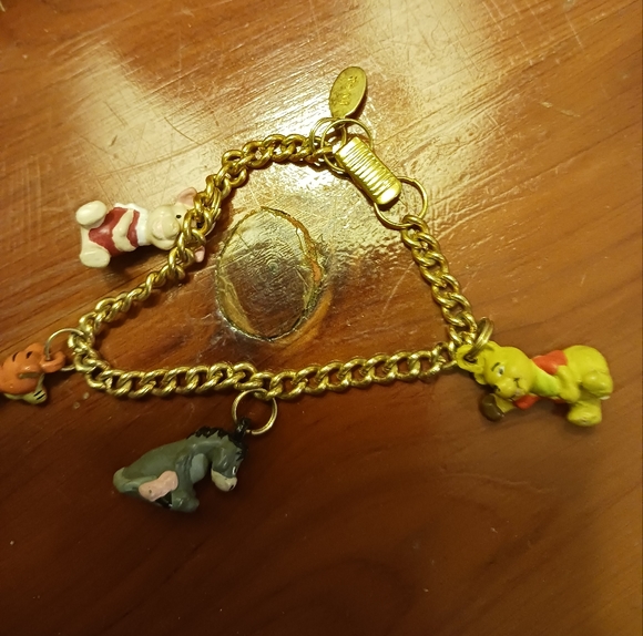 Disney Other - Vintage Disney Girl's Winnie the Pooh Character Charm Bracelet